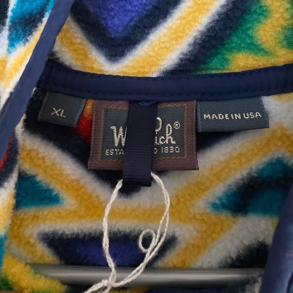 Woolrich Pull Over Fleece Size XL - Picture 7 of 8